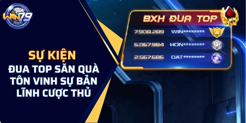 WIN79 triển khai sự kiện đua top săn quà tôn vinh sự bản lĩnh cược thủ